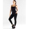 imageNELEUS Womens 3 Pack Athletic Compression Tank Top with Sport Bra Running Shirt8088 BlackGreyRed