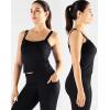 imageNELEUS Womens 3 Pack Athletic Compression Tank Top with Sport Bra Running Shirt8088 BlackGreyRose Red