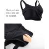 imageNELEUS Womens 3 Pack Athletic Compression Tank Top with Sport Bra Running Shirt8196 BlackBlackBlack