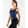 imageNELEUS Womens 3 Pack Athletic Compression Tank Top with Sport Bra Running Shirt8196 BlackGreyNavy Blue