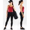 imageNELEUS Womens 3 Pack Athletic Compression Tank Top with Sport Bra Running Shirt8196 BlackGreyRed