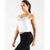 imageNELEUS Womens 3 Pack Athletic Compression Tank Top with Sport Bra Running Shirt8196 BlackGreyWhite