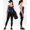 imageNELEUS Womens 3 Pack Athletic Compression Tank Top with Sport Bra Running Shirt8196 BlackRedNavy Blue