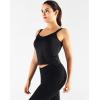 imageNELEUS Womens 3 Pack Athletic Compression Tank Top with Sport Bra Running Shirt8196 BlackRedNavy Blue