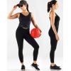 imageNELEUS Womens 3 Pack Athletic Compression Tank Top with Sport Bra Running Shirt8200 BlackBlackBlack