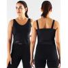 imageNELEUS Womens 3 Pack Athletic Compression Tank Top with Sport Bra Running Shirt8200 BlackBlackBlack
