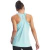 imageNELEUS Womens Workout Tank Top Racerback Yoga Tanks Athletic Gym Shirts06 Light BlueRose RedLight Green