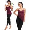 imageNELEUS Womens Workout Tank Top Racerback Yoga Tanks Athletic Gym Shirts8057 BlackGreyBurgundy 3 Pack