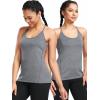 imageNELEUS Womens Workout Tank Top Racerback Yoga Tanks Athletic Gym Shirts8057 BlackGreyNavy Blue 3 Pack