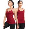 imageNELEUS Womens Workout Tank Top Racerback Yoga Tanks Athletic Gym Shirts8057 BlackGreyRed 3 Pack