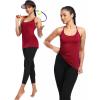 imageNELEUS Womens Workout Tank Top Racerback Yoga Tanks Athletic Gym Shirts8057 BlackGreyRed 3 Pack