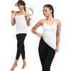 imageNELEUS Womens Workout Tank Top Racerback Yoga Tanks Athletic Gym Shirts8057 BlackGreyWhite 3 Pack