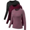 03# Black/Burgundy/Rosy Brown 3 Pack