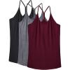 8057 Black/Grey/Burgundy 3 Pack