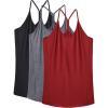 8057 Black/Grey/Red 3 Pack