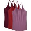 8057 Rosy Brown/Red/Burgundy 3 Pack