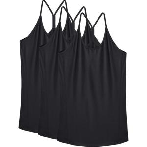 imageNELEUS Womens Workout Tank Top Racerback Yoga Tanks Athletic Gym Shirts8057 BlackBlackBlack 3 Pack