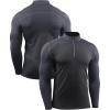 imageNELEUS Mens 3 Pack Athletic Compression Shirt Running Shirts5086 BlackGreyWhite