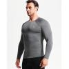 imageNELEUS Mens 3 Pack Athletic Compression Shirt Running ShirtsZ029 BlackGreyBlue