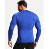 imageNELEUS Mens 3 Pack Athletic Compression Shirt Running ShirtsZ029 BlackGreyBlue