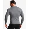 imageNELEUS Mens 3 Pack Athletic Compression Shirt Running ShirtsZ029 BlackGreyWhite