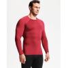 imageNELEUS Mens 3 Pack Athletic Compression Shirt Running ShirtsZ029 BlackRedBlue
