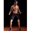 imageNELEUS Mens 3 Pack Performance Compression Shorts6028 3 Pack Black