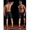 imageNELEUS Mens 3 Pack Performance Compression Shorts6028 3 Pack Black