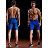 imageNELEUS Mens 3 Pack Performance Compression Shorts6028 3 Pack Black grey blue