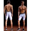 imageNELEUS Mens 3 Pack Performance Compression Shorts6028 3 Pack Black grey white