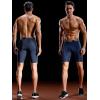 imageNELEUS Mens 3 Pack Performance Compression Shorts6028 NavyBlueRed 3 Pack