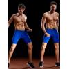 imageNELEUS Mens 3 Pack Performance Compression Shorts6028 NavyBlueRed 3 Pack