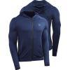 imageNELEUS Mens FullZip Athletic Jacket with Hoodies Workout Long Sleeve Fishing Hiking Performance Shirt5901 Pack of 1 Navy Blue