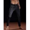 imageNELEUS Mens Workout Athletic Running Tapered Pants7006 One Piece Ofblack