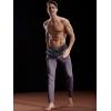 imageNELEUS Mens Workout Athletic Running Tapered Pants7006 One Piece Ofgrey