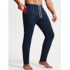 imageNELEUS Mens Workout Athletic Running Tapered Pants7016 One Piece Ofnavy Blue