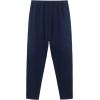 imageNELEUS Mens Workout Athletic Running Tapered Pants7018 BlackNavy Blue 2 Pack