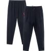 imageNELEUS Mens Workout Athletic Running Tapered Pants7018 One Piece Ofblack