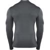 imageNELEUS 4 Pack Mens Workout Long Sleeve Shirts Compression Dry Fit Muscle Tops5024 Mock Neckblack grey navy red