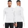 imageNELEUS 4 Pack Mens Workout Long Sleeve Shirts Compression Dry Fit Muscle Tops5024 Mock Neckblack grey navy white