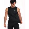 imageNELEUS Mens Dry Fit Workout Running Muscle Tank Top5015 BlackBlackBlack