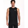imageNELEUS Mens Dry Fit Workout Running Muscle Tank Top5015 BlackBlackBlack
