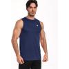 imageNELEUS Mens Dry Fit Workout Running Muscle Tank Top5015 Olive GreenNavy BlueRed
