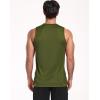 imageNELEUS Mens Dry Fit Workout Running Muscle Tank Top5015 Olive GreenNavy BlueRed