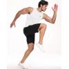 imageNELEUS Mens Dry Fit Workout Running Muscle Tank Top5015 WhiteWhiteWhite