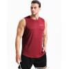 imageNELEUS Mens Dry Fit Workout Running Muscle Tank Top5042 BlackBlueRed