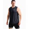 imageNELEUS Mens Dry Fit Workout Running Muscle Tank Top5042 BlackBlueRed