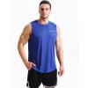 imageNELEUS Mens Dry Fit Workout Running Muscle Tank Top5042 BlackGreyBlue