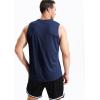 imageNELEUS Mens Dry Fit Workout Running Muscle Tank Top5042 BlackGreyNavy Blue