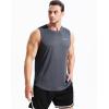imageNELEUS Mens Dry Fit Workout Running Muscle Tank Top5042 BlackGreyOlive Green